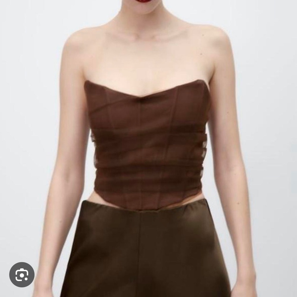 ZARA tulle corset size Small